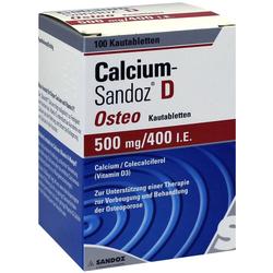 CALCIUM SANDOZ D OSTEO 400