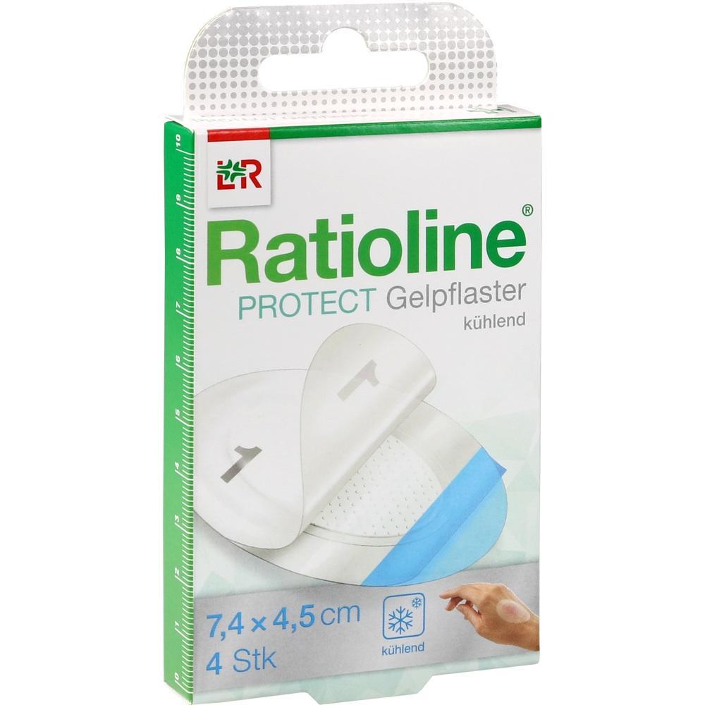 Ratioline protect Gelpflaster groß, 4 Stück, PZN 1805390 - Sonnen 